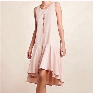 ANTHROPOLOGIE Maeve Camilla Blush Pink Dress